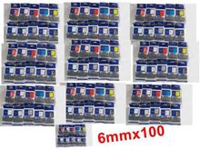 Non-OEM 100 x 6mm P-touch Laminating Compatible TZ tape Discount pack any color