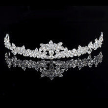 2015 HOT Elegant Sparkly Crystal Rhinestone Crown Tiara Wedding Prom Bride’s Headband wedding headband CQ0516