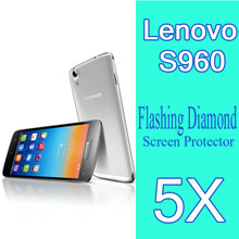 Cellphone Lenovo S960 Diamond Screen Film,Diamond Sparkling Screen Protector for Lenovo S960 VIBE X LCD Protective Film