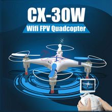 CX-30W wifi Smartphone Remote Control Quadcopter by WiFi for Android and IOS Phone and Tablet Drone support wifi data transfer