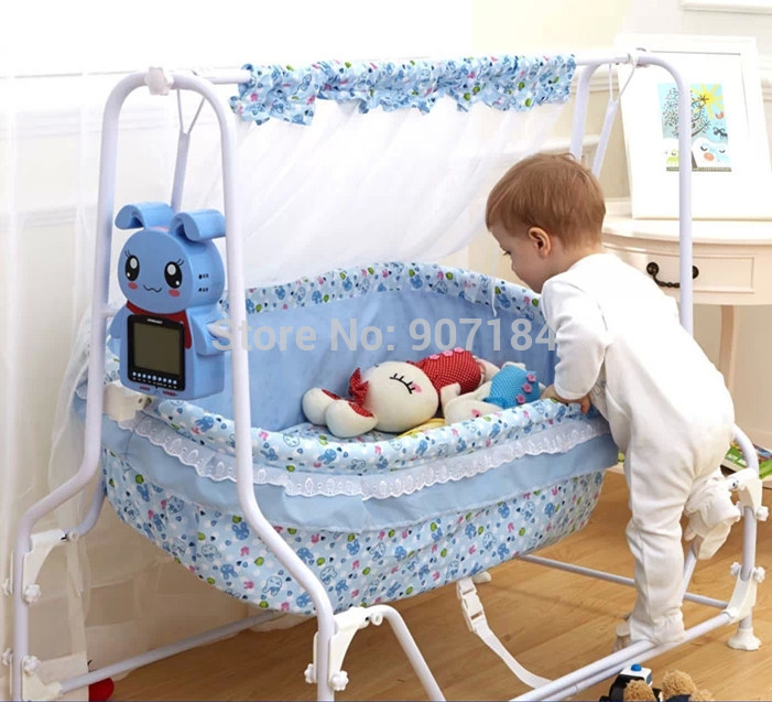 electric cradle bed baby bed automatic baby swing bed rocking chair