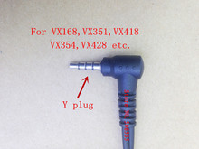 Big PTT Clear Air tube earphone for Yaesu Vertex Standard VX3R VX5R VX2R VX168 VX418 VX354