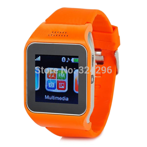 1 5 LED Screen Bluetooth V3 0 Wrist WatchPhone GPS Quad band FM Camera Handfree Calling