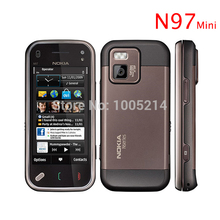 Refurbished N97mini unlocked original Nokia N97 mini cell phone GSM 3G GPS WIFI 5MP 1 year warranty free shipping