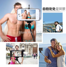 Extendable portrait Handheld selfie stick With grooves on monopod for IOS SAMSUNG Camera Photo Selfie Tripod