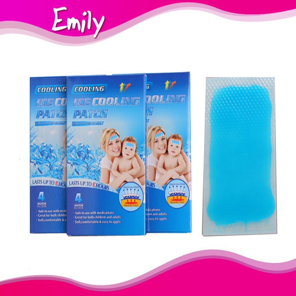 20 Piece/5 Boxes Baby Fever Cooling Gel Patch Antipyretic Plaster Fever Pain Relief Headache Tired Reduce Refreshment
