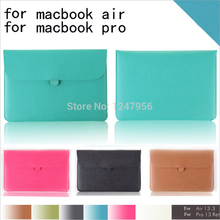 Style laptop case notebook cover bag computer portatil sleeve for apple macbook aire pro capa retina air 11 13 inch briefcase