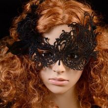 2015 Hot Women Black Lace Mask Female Mask Party Jewelry Masquerade Halloween Mask