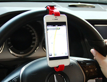 Universal Car Steering Wheel Cell Mobile Phone Holder Bracket Stands for iPhone Samsung Smartphone GPS