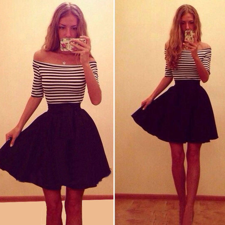 Женское платье Slash Neck Half Sleeve Striped Casual Dress Vestidos , Bodycon WX180806
Женское платье Slash Neck Half Sleeve Striped Casual Dress Vestidos , Bodycon WX180806