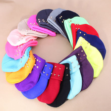 New Korean version of the new Harajuiku lovers cap rivet fluorescent candy colored knit cap autumn