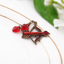Memory Accessories Hot Design Resin Zinc Alloy Red Pink Love Arrow of Cupid Pendant