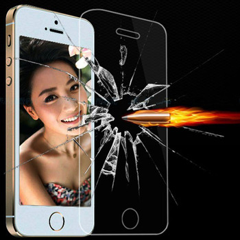 Армированного стекла ясно передняя протектор экрана для iphone 4 4S 4 г ультра тонкий с пакет кристалл защитная пленка для iphone4s
