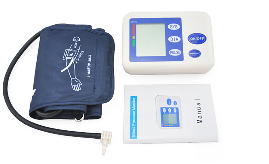 Digital LCD wrist blood pressure monitor heart Beat Meter blood Pressure tester Household Health Monitors sphygmomanometer