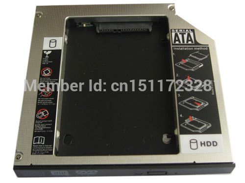 2nd HDD HD SSD Hard Drive Caddy for Fujitsu SH560 SH760 P8020 S6421 S6420 S6520