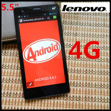NEW 4G Lenovo phone Quad Core MTK6582 2G RAM 5.5”  WCDMA 13MP Android 4.4 unlock cell phones OTG GPS Dual SIM Smartphone