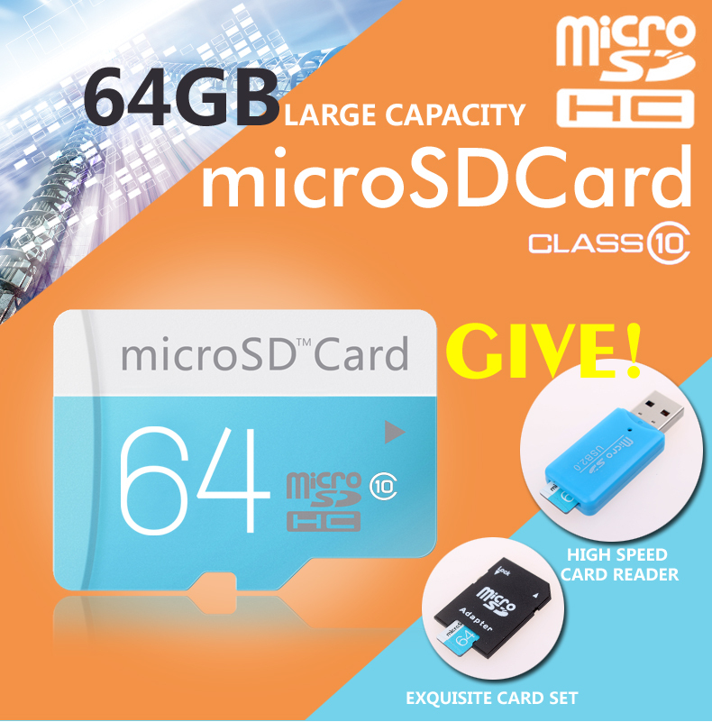 Купить совершенно новый микро sd карты 32 ГБ класс 10 microsd 64gb ...
