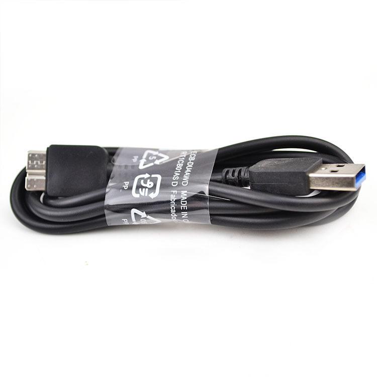 High quality USB 3 0 Charging Data Cable for Samsung Galaxy Note3 S5 9600 Black Color