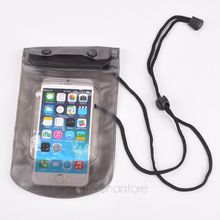 PVC plastic Waterproof Bag Case for Touch Screen Pobile Phone Double Sealing Clear Out Door Travel Phone Accessary XH*MPJ040#C7