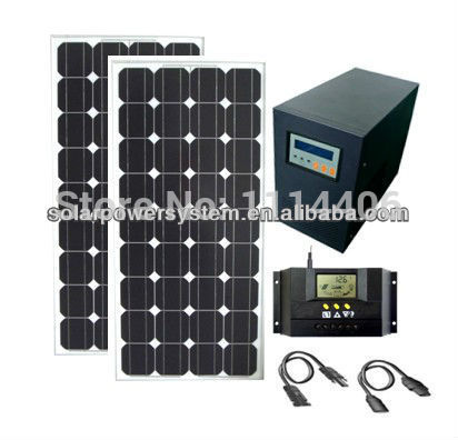 solar power system with battery and solar panel 1000VA 1000w 1kw 