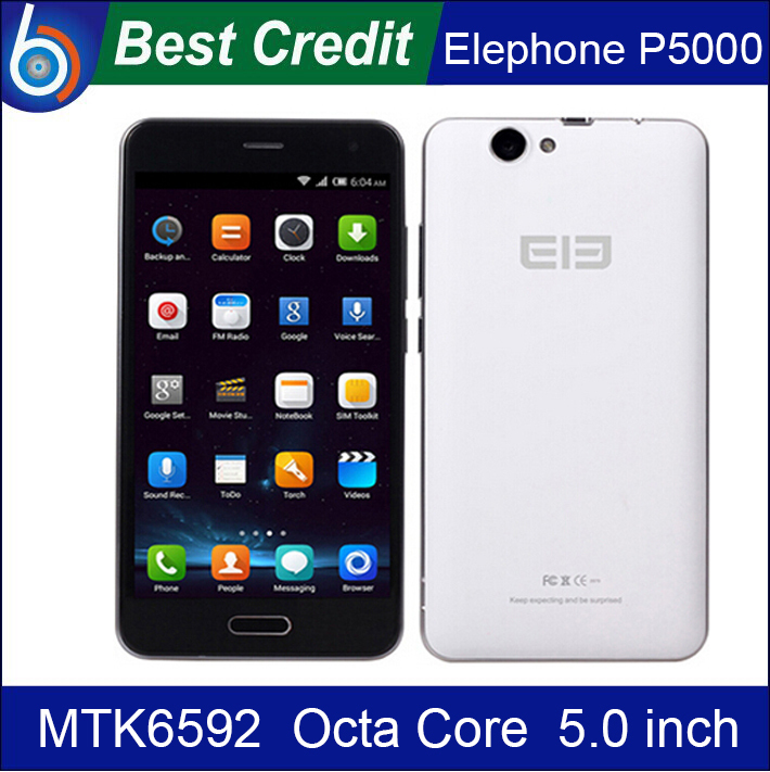 2015 New Original Elephone P5000 MTK6592 Octa Core 2GB RAM 16GB ROM 5 0 inch Cell