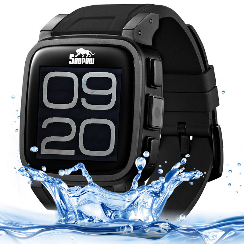 Original SNOPOW W1 Smart Watch 1 6 OGS Capacitive Touch Screen Waterproof Watch Phone 2 0MP