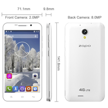 Original 4G ZOPO ZP520 5 5 inch Android 4 4 SmartPhone MT6582M Quad Core 1 3GHz