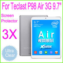 3x High Quality Clear Screen Protector Protective Film For Teclast P98 3G Air A80T Octa Core 9.7″ Wholesales Free Shipping