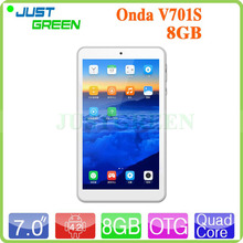 Free Shipping Onda MID Tablet PC 7 inch Onda V701s A31s Quad Core 512MB RAM 8GB