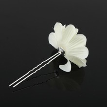 3Pcs Wedding Bridal bridesmaid Pearl Flower Headpiece Hair Pin Hairpin Jewelry 64896