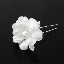 3Pcs Wedding Bridal bridesmaid Pearl Flower Headpiece Hair Pin Hairpin Jewelry 64896
