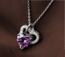 S925 Sterling Silver Necklaces Cupid Love With Drilling Micro 2015 Valentines Gift S925 Silver Fashion Chain of Clavicle