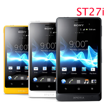 ST27i Original Sony Ericsson Xperia Go ST27 Android GPS WIFI 5MP Dual Core Unlocked Mobile Phone Free Shipping