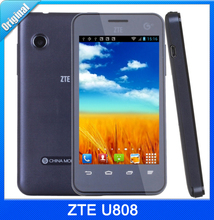 New ZTE U808 4.0 inch Android 4.0 TFT Cell Phone 8825A Dual Core ROM 4GB RAM 512MB Dual SIM English Free Shipping with Gifts