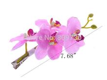 New Hot Orchid Flower Hair Clip Bridal Wedding Hair Jewelry Boho Hawaii Prom Party Decor Hairpin