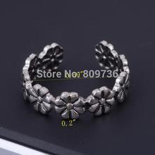 2pcs New Hot Celebrity Fashion Simple Retro Flower Design Adjustable Toe Ring Foot Jewelry Women Gift