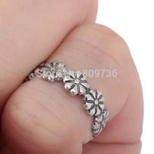 2pcs New Hot Celebrity Fashion Simple Retro Flower Design Adjustable Toe Ring Foot Jewelry Women Gift