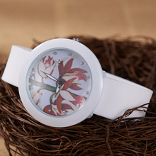 Women Red Flower Fashion Brand Wristwatches Jewelry New Arrival Luxury And Modern Germany France Style Couple