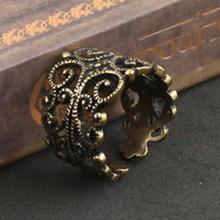 fashion bronze ring for women vintage Pierced finger ring in jewelry newest openning party ring fine jewelry 2015