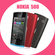 500  Original Nokia 500 Fate WIFI GPS 5MP 3.2”Touchscreen Unlocked Mobile Phone Year Warranty+free shipping