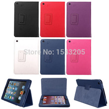 Luxury Leather Case Smart Cover for ipad mini Protective Rotating Folding Bag for Tablet Computer Flip Pouch