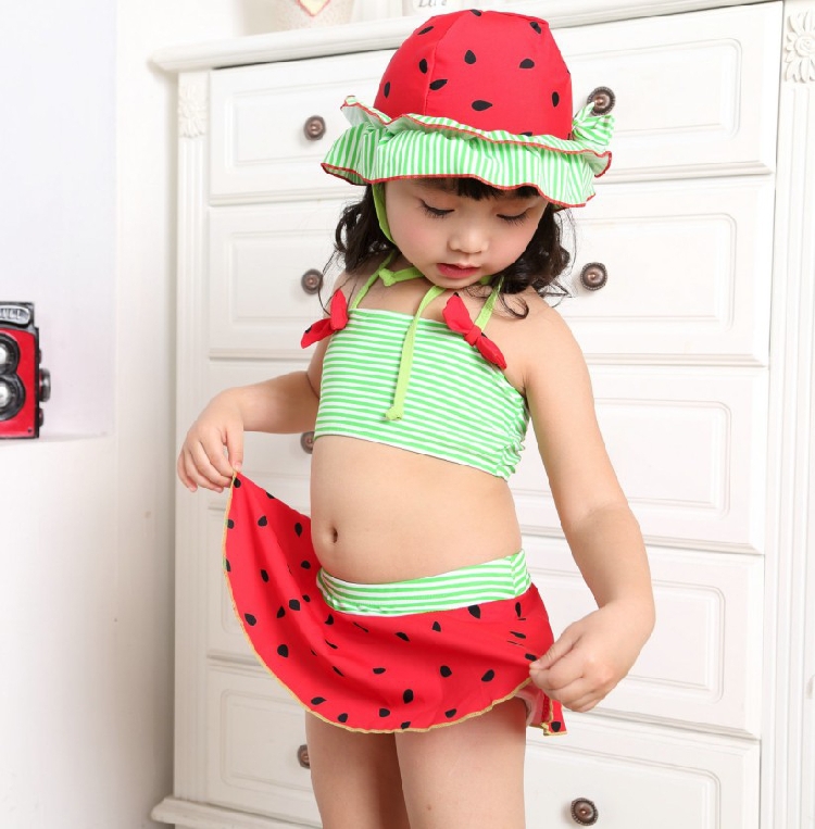 Girls Modeling Swimwear Children's Swimwear Baby Girl
