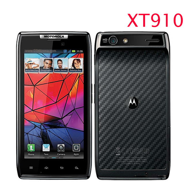 Original Motorola RAZR XT910 XT910 MAXX Phone 4 3 1GB RAM16GB ROM Camera 8MP Unlocked XT910