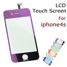 Mobile Phone LCDs for iPhone 4S LCD Display+Touch Screen Digitizer +electroplate TP FYDA0102