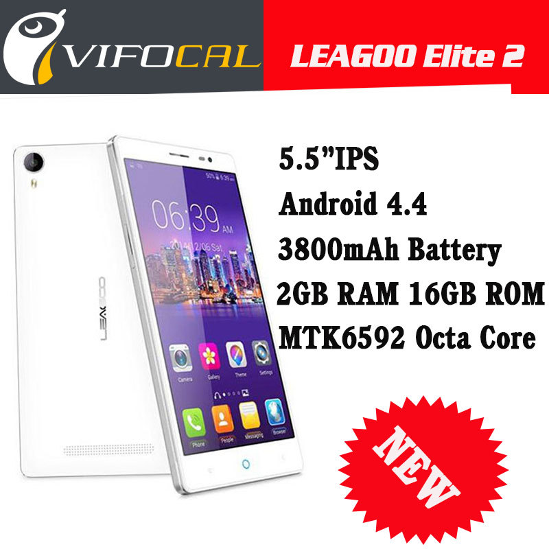 Original Leagoo Elite 2 5 5 IPS MTK6592 Octa Core Android 4 4 Mobile Phone 2GB