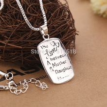 High quality simple The Love between A Mother Daughter is the mother daughter necklace free shipping