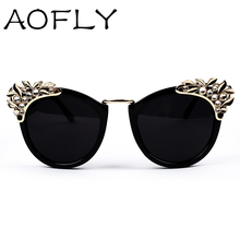 New 2015 Luxury quality Sunglasses Women Jewelry Sun glasses Flower Decoration Vintage Shades European style oculos