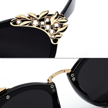 New 2015 Luxury quality Sunglasses Women Jewelry Sun glasses Flower Decoration Vintage Shades European style oculos