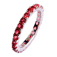 2015 Women New Fashion Party Jewelry Elegant Red Ruby Spinel 925 Silver Ring Size 6 7 8 9 10 11 12 13 Wholesale Free Shipping