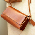 Vintage 100% Guarantee Genuine Leather Women Messenger Bags Small